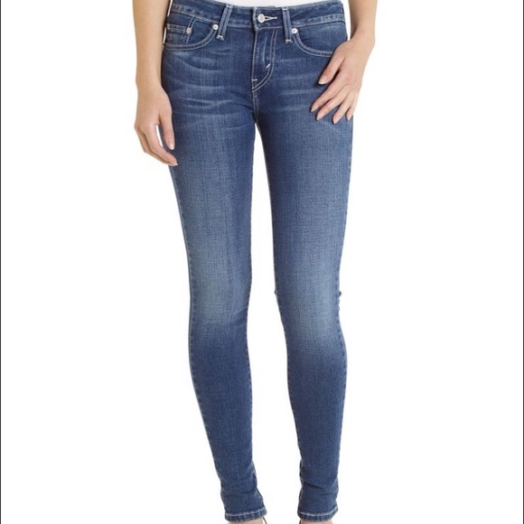 New Levi’s 535Medium Wash  Skinny Leggings - Picture 1 of 12